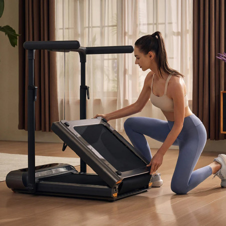 Бягаща пътека Xiaomi KingSmith WalkingPad R3 Hybrid+ WP440Q4, 746W, 1 к.с., До 120 кг, 1-12 км/ч, Вграден дисплей, Мобилно приложение, Сгъваема, Черен/Сив