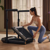 Бягаща пътека Xiaomi KingSmith WalkingPad R3 Hybrid+ WP440Q4, 746W, 1 к.с., До 120 кг, 1-12 км/ч, Вграден дисплей, Мобилно приложение, Сгъваема, Черен/Сив