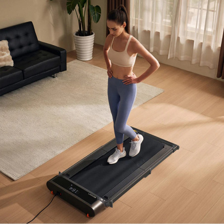 Бягаща пътека Xiaomi KingSmith WalkingPad R3 Hybrid+ WP440Q4, 746W, 1 к.с., До 120 кг, 1-12 км/ч, Вграден дисплей, Мобилно приложение, Сгъваема, Черен/Сив