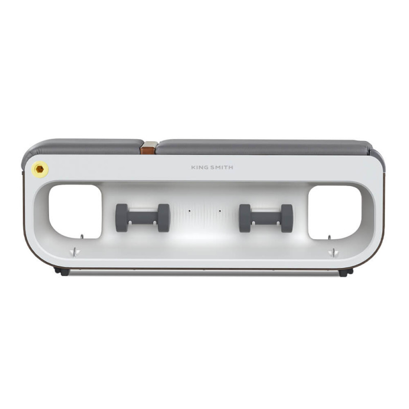 Мултифункционална лежанка Xiaomi KingSmith FВВ1С , 2 степени на наклон, Цяло тяло, Сгъваема, 15 аксесоара, Бял/кафяв