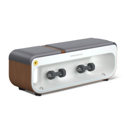 Мултифункционална лежанка Xiaomi KingSmith FВВ1С , 2 степени на наклон, Цяло тяло, Сгъваема, 15 аксесоара, Бял/кафяв