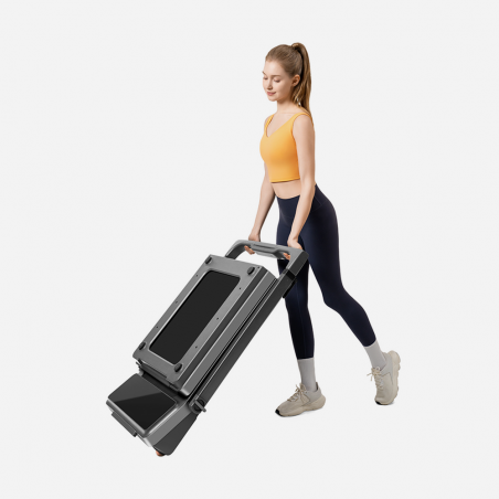 Бягаща пътека Xiaomi KingSmith WalkingPad Z3 Hybrid WP400P42, 1 к.с, До 110 кг, 1/6.5 км/ч, Wi-Fi, LED, Мобилно приложение, Защита от деца, Сгъваема, Черен/сив