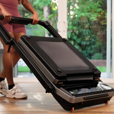 Бягаща пътека Xiaomi KingSmith WalkingPad Z3 Hybrid+ WP400Q42, 1.2 к.с, До 110 кг, 1/10 км/ч, Wi-Fi, OLED, Мобилно и дистанционно управление, Защита от деца, Сгъваема, Черен