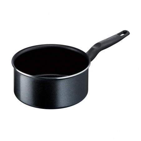 Комплект съдове за готвене Tefal C2678074 Starter Black, 6 ч, Титениево покритие, Без PFOA, Thermo-Fusion, Thermo-Signal, Индукция, Черен