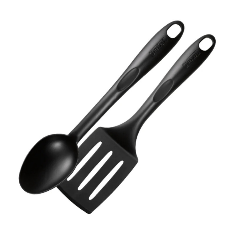 Комплект съдове за готвене Tefal C2678074 Starter Black, 6 ч, Титениево покритие, Без PFOA, Thermo-Fusion, Thermo-Signal, Индукция, Черен