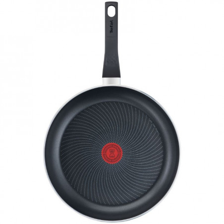 Тиган Tefal C2720553 Start&Cook, 26 см, Титаниево покритие, Thermo-signal, Thermo-Fusion, Индукция, Черен