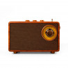 Bluetooth радио колонка Ashu AS23, 5W, 1500mAh, Кафяв