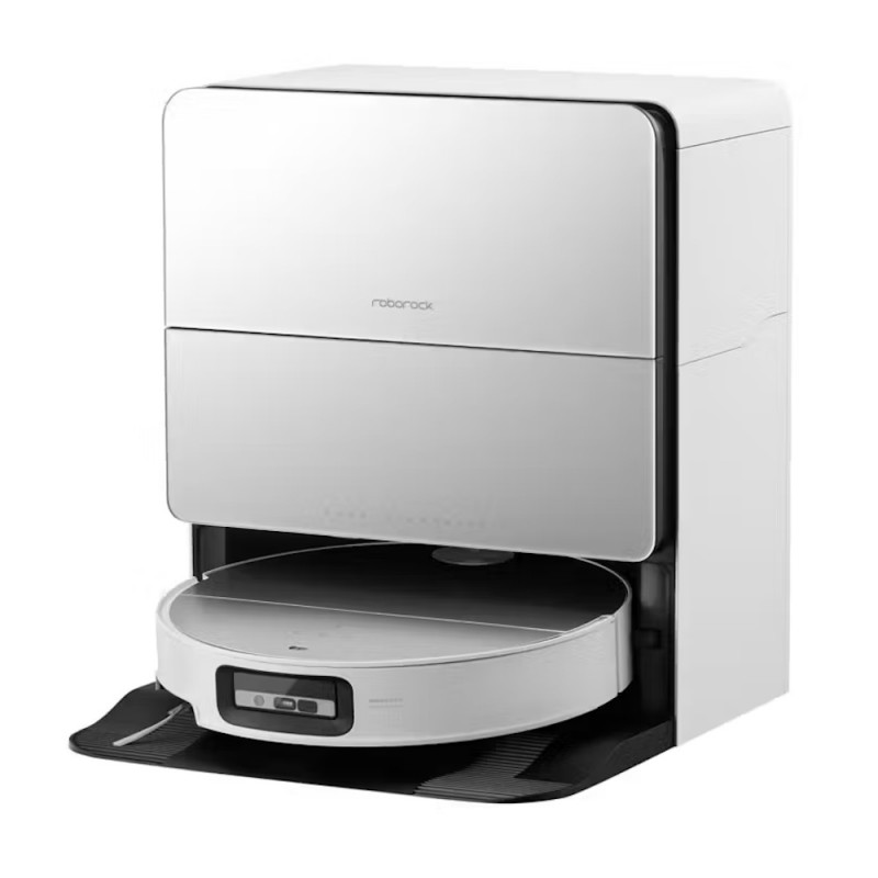 Прахосмукачка робот с AI Roborock Saros 10, 65W, 22000 Pa, 270 мл, SMART, Сухо и мокро почистване, LiDAR, StarSight, 180 мин автономност, Бял