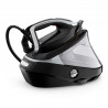 Парогенератор Tefal Pro Express Vision GV9821E0, 3000 W, 9 bar, 1.2 л, 800 g/min, Smart Steam, Система против капене и варовик, Вертикално гладене, Черен/сив