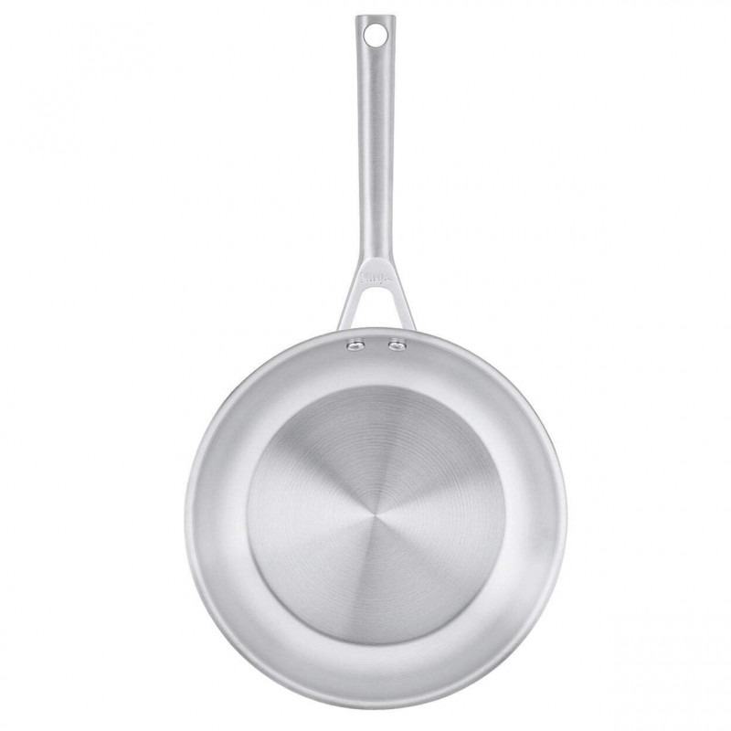 Тиган Ninja EverClad C90028DE, 28 см, Трислоен, Подходящ и за фурна до 315°C, Без PFAS, Индукция, Инокс