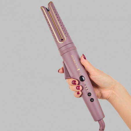 Маша за коса Remington CI8930 AIRvive™, 25 W, 3 настройки до 210C, Керамично покритие, Ionic Air, Лилав/Златист