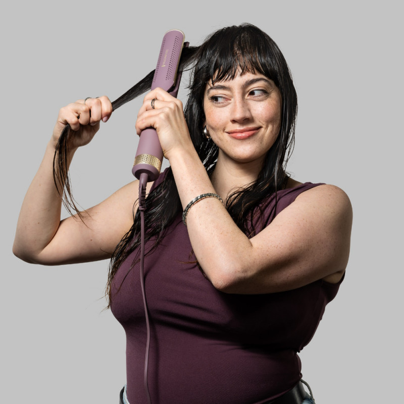 Преса за коса 2в1 Remington AS8930 AIRvive™, 135 W, 3 настройки до 190C, 2 режима, Керамично покритие, Йонизация, Лилав/Златист