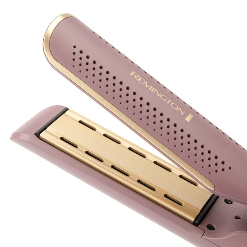 Преса за коса 2в1 Remington AS8930 AIRvive™, 135 W, 3 настройки до 190C, 2 режима, Керамично покритие, Йонизация, Лилав/Златист