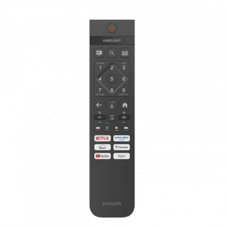 Телевизор Philips 50PUS7000/12, 50'', 126 см, 3840x2160 UHD-4K, Клас E, Smart TV, LED, Bluetooth, Wi-Fi, TITAN OS, Черен