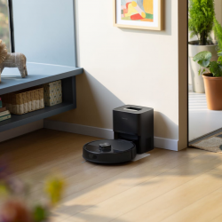 Прахосмукачка робот Roborock Q7 TF+, 10000 Pa, 150 мин, Интелигентно 3D картографиране, Сухо/мокро, Гласови команди, График, Памет, PreciSense® LiDAR, Черен