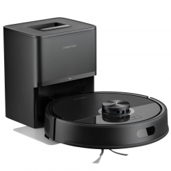 Прахосмукачка робот Roborock Q7 TF+, 10000 Pa, 150 мин, Интелигентно 3D картографиране, Сухо/мокро, Гласови команди, График, Памет, PreciSense® LiDAR, Черен