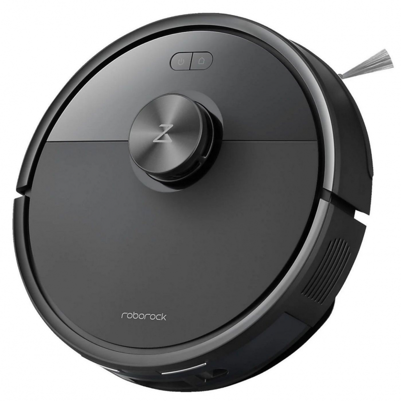 Прахосмукачка робот Roborock Q7 TF+, 10000 Pa, 150 мин, Интелигентно 3D картографиране, Сухо/мокро, Гласови команди, График, Памет, PreciSense® LiDAR, Черен