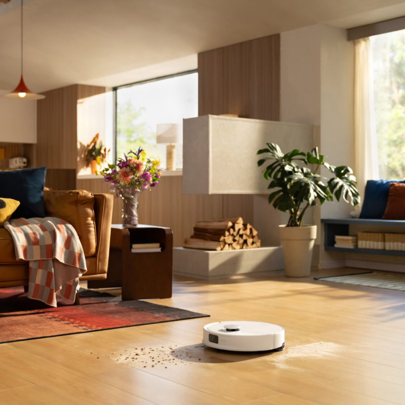 Прахосмукачка робот Roborock Q10 PF+, 10000 Pa, 150 мин, 0.35 л, Wi-Fi, Сухо/мокро, Автоматично повдигане на мопа, 360° LiDAR, 3D картографиране, Гласово управление, Бял