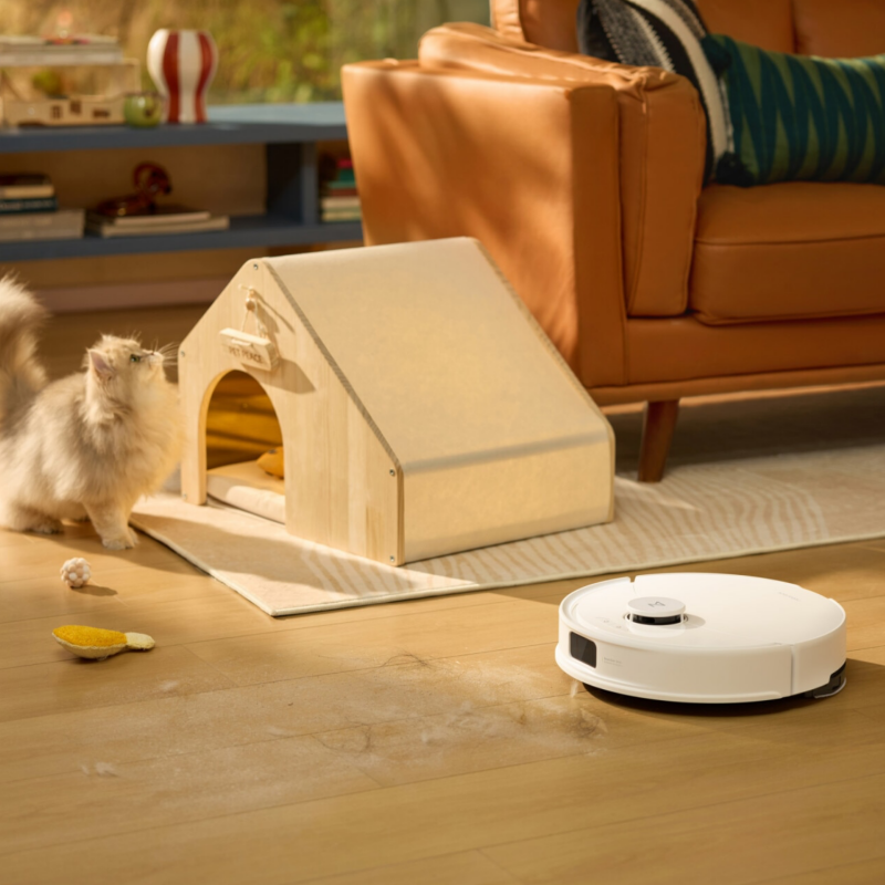 Прахосмукачка робот Roborock Q10 PF+, 10000 Pa, 150 мин, 0.35 л, Wi-Fi, Сухо/мокро, Автоматично повдигане на мопа, 360° LiDAR, 3D картографиране, Гласово управление, Бял