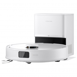 Прахосмукачка робот Roborock Q10 PF+, 10000 Pa, 150 мин, 0.35 л, Wi-Fi, Сухо/мокро, Автоматично повдигане на мопа, 360° LiDAR, 3D картографиране, Гласово управление, Бял