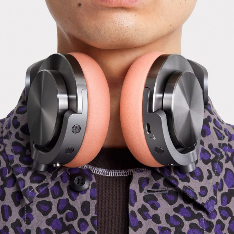 Безжични слушалки Dyson OnTrac CNC Copper 759558-01, ANC, До 55 часа, Bluetooth, Син/Меден