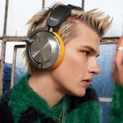 Безжични слушалки Dyson OnTrac CNC Copper 759558-01, ANC, До 55 часа, Bluetooth, Син/Меден