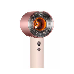 Сешоар Dyson HD16 Supersonic Nural Ceramic Pink/Rose Gold Straight+Wavy 113407-01, 1600W, 3 скорости, 4 температури, Отрицателни йони, 5 приставки, Предпазващ скалпа, Керамично розово/розово злато