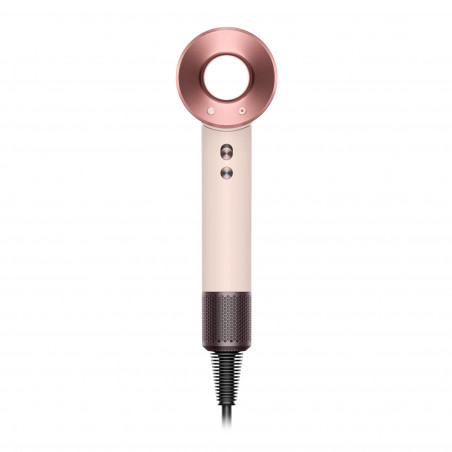 Сешоар Dyson HD16 Supersonic Nural Ceramic Pink/Rose Gold Straight+Wavy 113407-01, 1600W, 3 скорости, 4 температури, Отрицателни йони, 5 приставки, Предпазващ скалпа, Керамично розово/розово злато