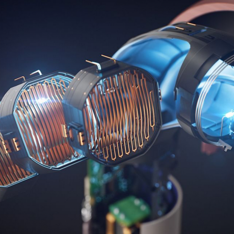 Сешоар Dyson HD17 Supersonic r Ceramic Pink/Rose Gold Straight+Wavy 113332-01, 1700W, 4 интелигентни темп. настройки, 3 скорости, Йонизация, Разпознаване на приставки RFID, Защита на скалпа, Керамино розово/розово злато