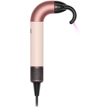 Сешоар Dyson HD17 Supersonic r Ceramic Pink/Rose Gold Straight+Wavy 113332-01, 1700W, 4 интелигентни темп. настройки, 3 скорости, Йонизация, Разпознаване на приставки RFID, Защита на скалпа, Керамино розово/розово злато