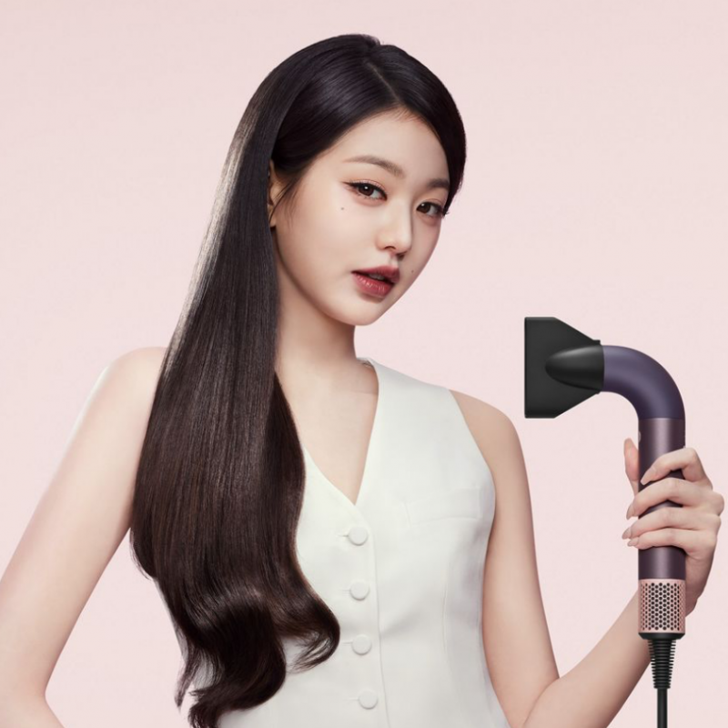 Сешоар Dyson HD17 Supersonic r™ Jasper Plum Straight+Wavy 122781-01, 1700W, 4 интелигентни темп. настройки, 3 скорости, Йонизация, Разпознаване на приставки RFID, Защита на скалпа, Сливово лилав