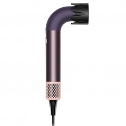Сешоар Dyson HD17 Supersonic r™ Jasper Plum Straight+Wavy 122781-01, 1700W, 4 интелигентни темп. настройки, 3 скорости, Йонизация, Разпознаване на приставки RFID, Защита на скалпа, Сливово лилав