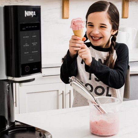 Комплект съдове за сладолед Ninja Creami Ice Cream Tubs XSKPNTLID4EUK, 4х473 мл, Без BPA, Подходящи за съдомиялна, Плътно затваряне, Прозрачен/многоцветен