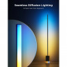 Подова Smart LED лампа Govee Floor Lamp Pro RGBICWW H6079, 170 см, 48W, 2100 lm, 6500K, Wi-Fi, Bluetooth, Govee Home, Черен