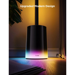 Подова Smart LED лампа Govee Floor Lamp 2 RGBICWW H607C, 152 см, 30W, 1725 lm, 6500K, Wi-Fi, Bluetooth, Govee Home, Черен