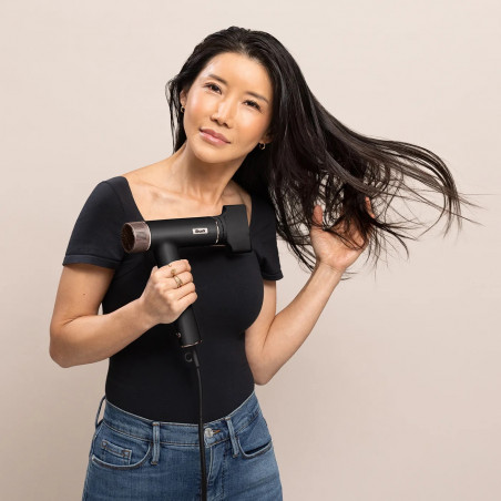 Сешоар за стилизиране на коса 3в1 Shark SpeedStyle Pro HD731EU, 1750W, 3 скорости, 4 темп, Coanda, iQ разпознаване на накрайника, Защита на скалпа, Черен