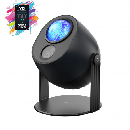 Smart лампа тип проектор за звезди Govee Star Light Projector H6093, 12W, RGBW, Гласово управление, Wi-Fi, Bluetooth, Черен