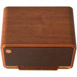 Тонколона Edifier D32 BR, 60W, 11 часа, Hi-Res Audio/Wireless, Bluetooth 5.3, Wi-Fi, Apple Airplay2, DRC, DSP,  Дървен корпус, Кафяв