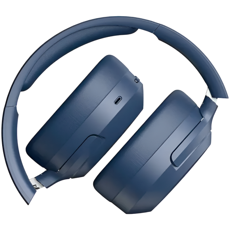 Безжични слушалки Edifier W820NB Plus V25 Navy, 40 мм, 80 часа, A.I, Динамични драйвери с титаниево покритие, Bluetooth V6.1, ANC, Hi-Res, Тъмносин