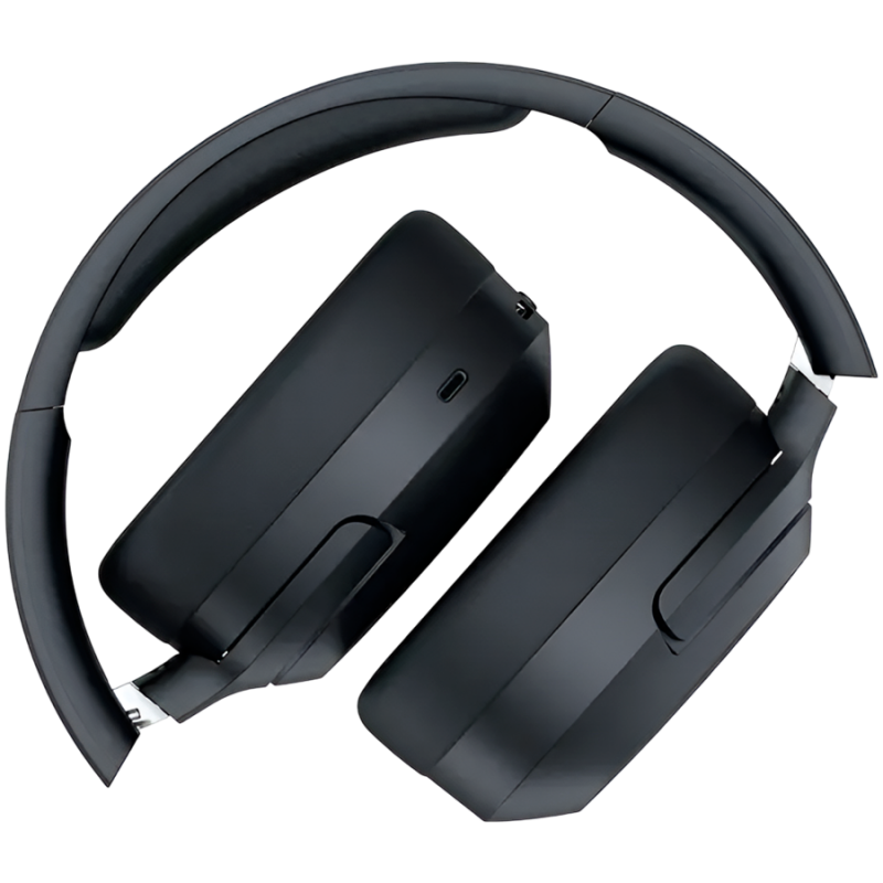 Безжични слушалки Edifier W820NB Plus V25 Gray, 40 мм, 80 часа, A.I, Динамични драйвери с титаниево покритие, Bluetooth V6.1, ANC, Hi-Res, Тъмносив