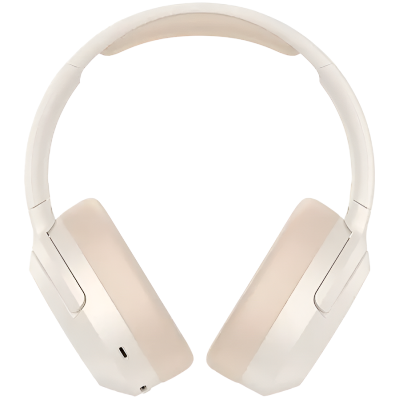 Безжични слушалки Edifier W820NB Plus V25 Ivory, 40 мм, 80 часа, A.I, Динамични драйвери с титаниево покритие, Bluetooth V6.1, ANC, Hi-Res, Бежов