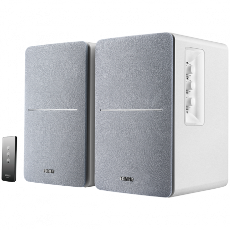 Тонколони Edifier R1280T WH 2.0, 42W RMS, 2хRCA, Дистанционно управление, Дървен корпус, Бял