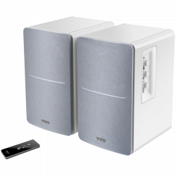 Тонколони Edifier R1280T WH 2.0, 42W RMS, 2хRCA, Дистанционно управление, Дървен корпус, Бял