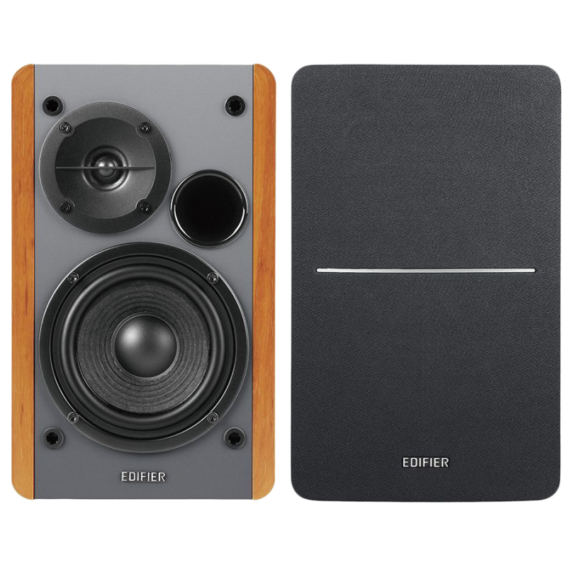 Тонколони Edifier R1280Ts BR, 42W RMS, 15 м2, 2xRCA, 52Hz, Дървен корпус, Кафяв