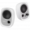 Тонколони Edifier R12U WH 2.0, 4W RMS, USB, AUX, 20 KHz, 2.25" говорители, Контрол на звука, Бял
