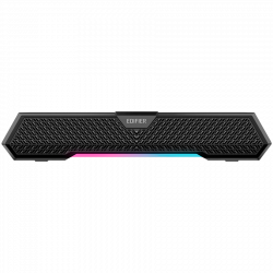 Саундбар Edifier MG250 2.0, 5W RMS, 38.32 см, Bluetooth V5.3, USB-A вход с вградена звукова карта, Режими за игри и светлини, RGB, MEMS микрофон, Черен