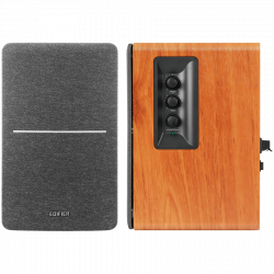 Тонколони Edifier R1280DBs BR 2.0, 42W RMS, Bluetooth V5.1, 2 RCA, Активен кросоувър, Изход за активен субуфер, Регулатор на бас и високи, Кафяв