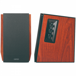 Тонколони Edifier R1700BTs, 66W RMS, Bluetooth V5.1, RCA, Изход за субуфер, DSP, DRC, Дистанционно управление, Дървен MDF дизайн, Кафяв