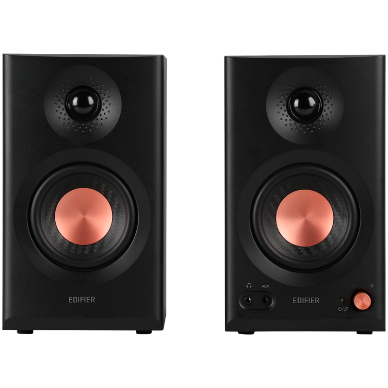Тонколони Edifier MR3 BL, 36W RMS, BT V5.4, RCA, AUX, Hi-Res, ConneX, Активни, Акустични настройки, Черен