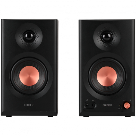 Тонколони Edifier MR3 BL, 36W RMS, BT V5.4, RCA, AUX, Hi-Res, ConneX, Активни, Акустични настройки, Черен
